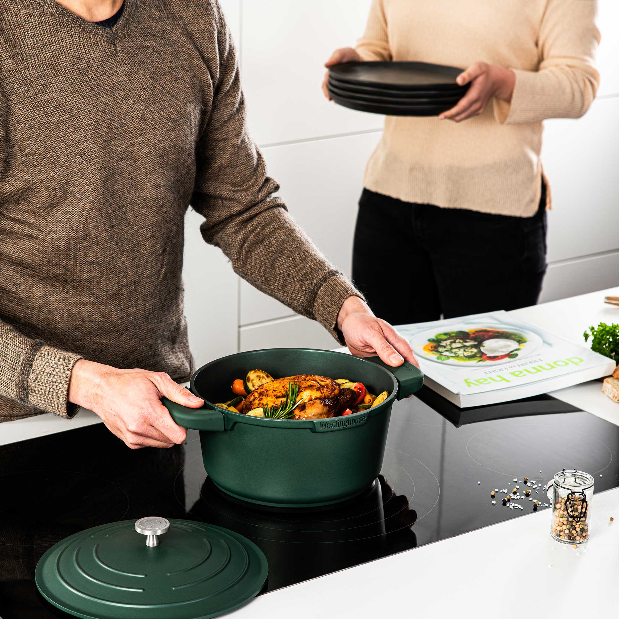 Westinghouse Performance Gryte m/lokk &#8211; Ø28cm &#8211; Grønn - product photo
