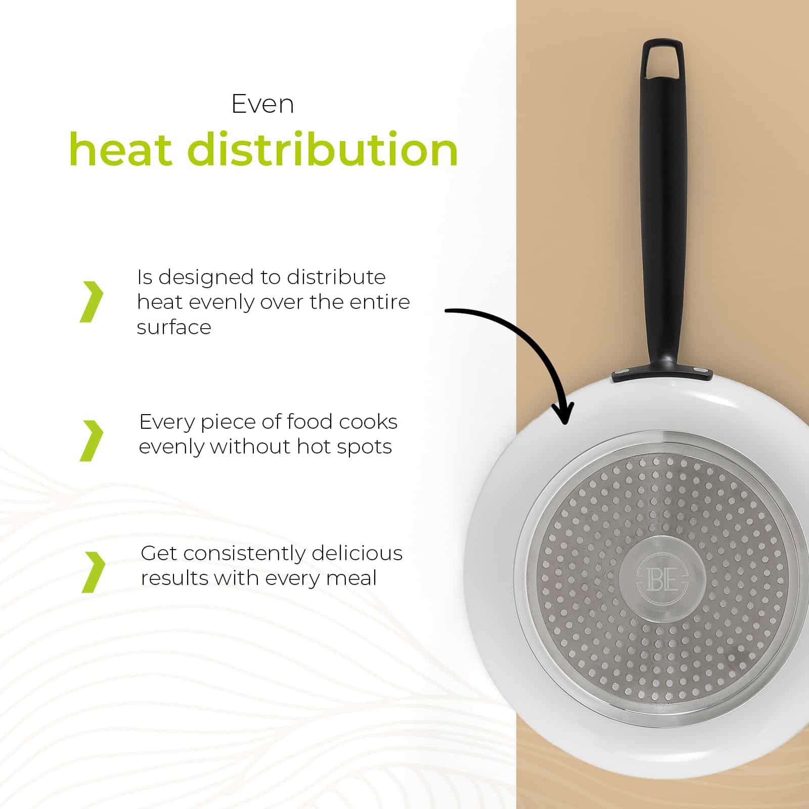 BE Living Essential Stekepannesett 2 deler &#8211; Hvit - product photo