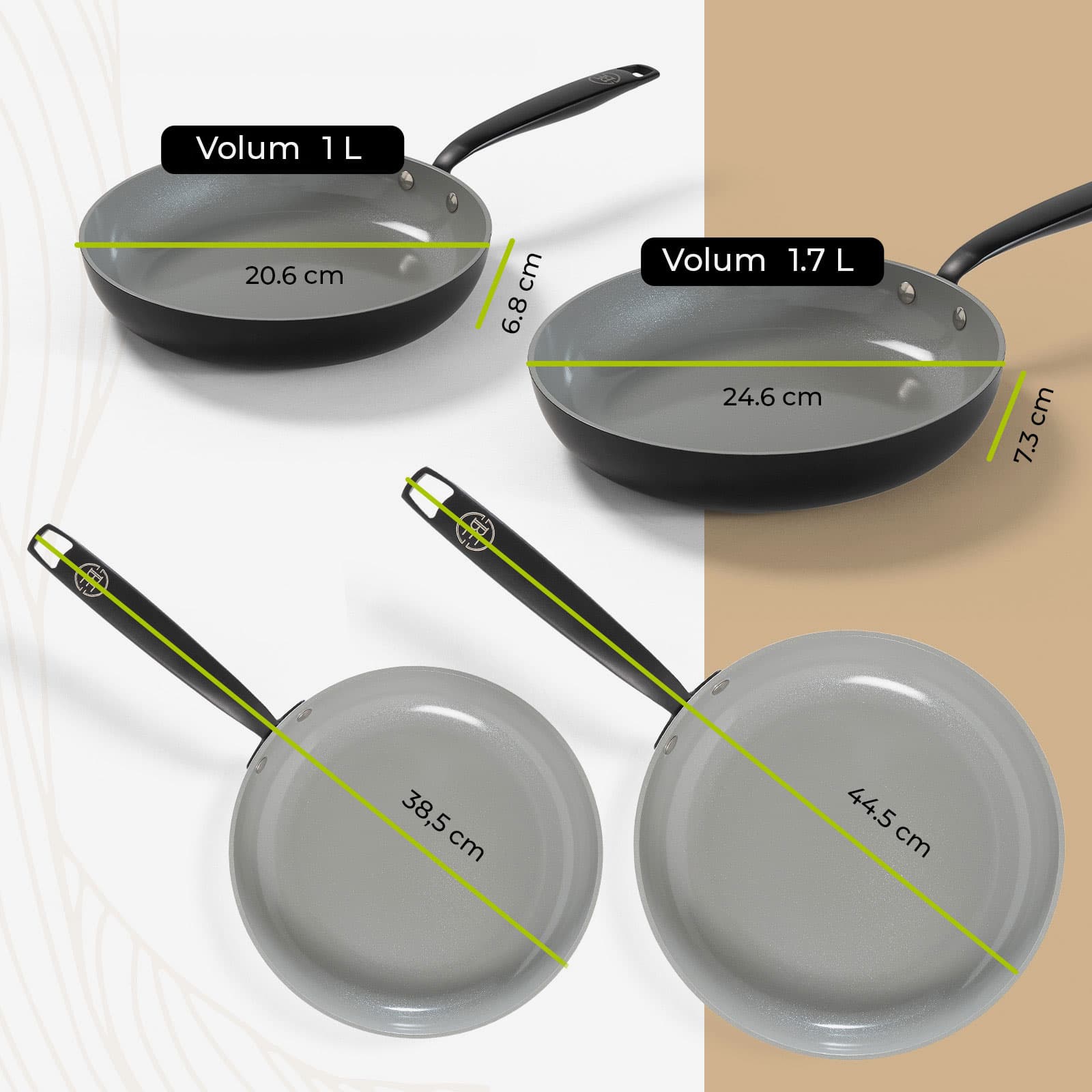 BE Living Essential Grytesett 20 deler &#8211; Matt Svart - product photo