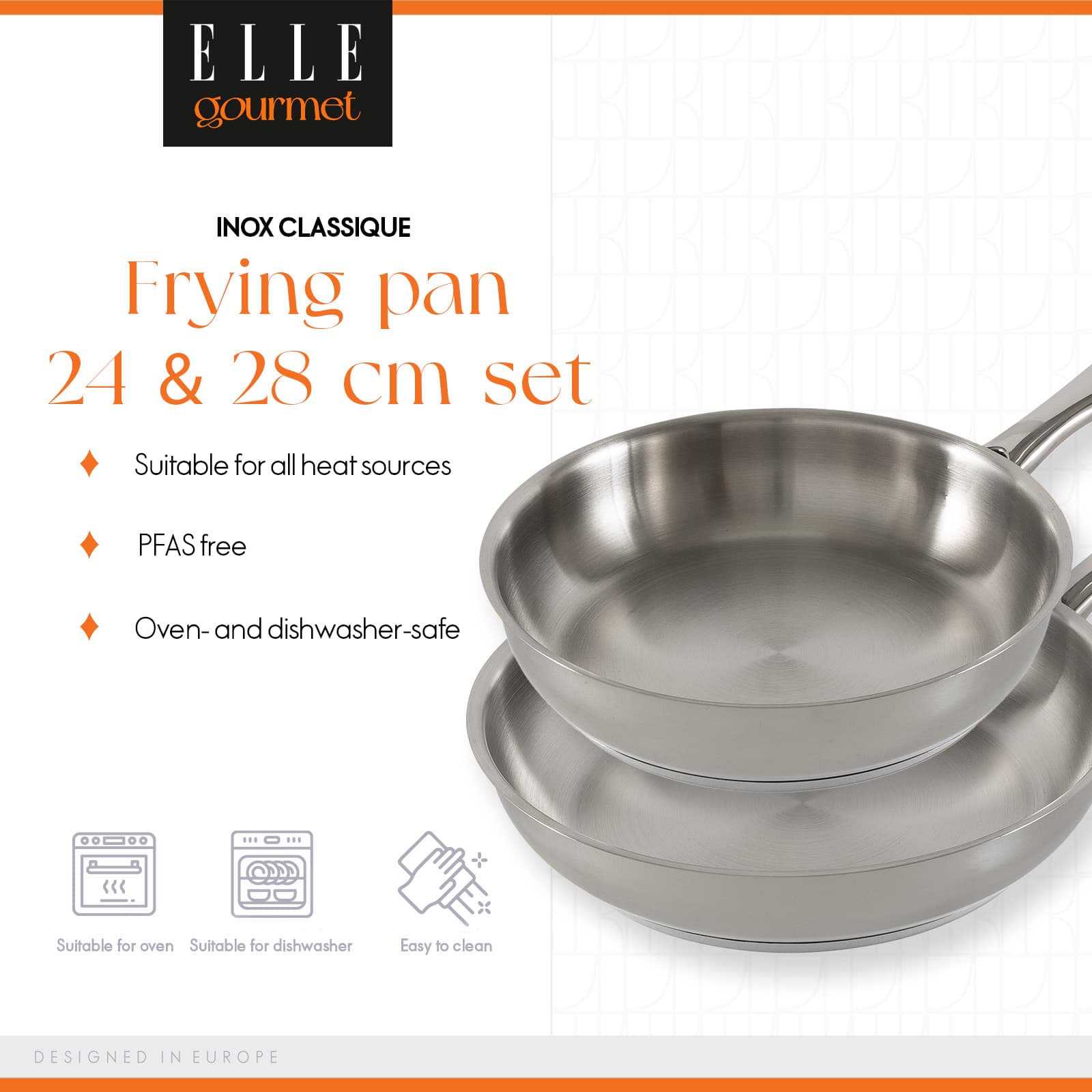ELLE Gourmet Classique Stekepannesett 2 deler - product photo